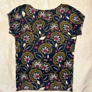 Vintage Fossil Bold Floral Sweater sz S